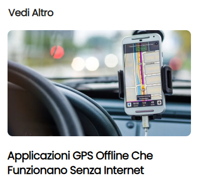 Applicazioni GPS Offline